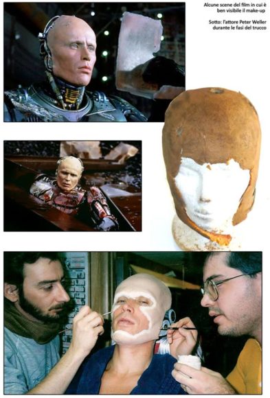 Il make-up originale di Robocop usato durante le riprese da Peter Weller fa parte della collezione privata di Paolo Prevosto www.paoloprevosto.com