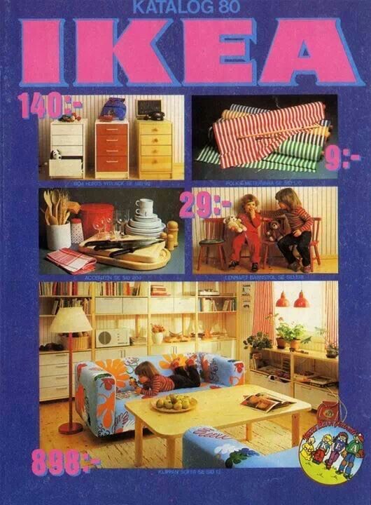 Un bel catalogo cartaceo Ikea degli anni 80... quanta nostalgia