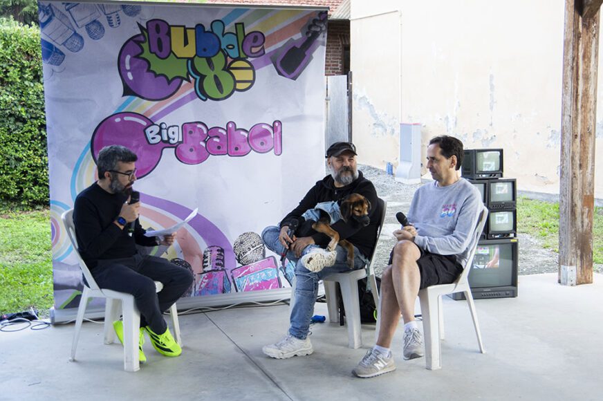 Io e Osmar durante l'intervista